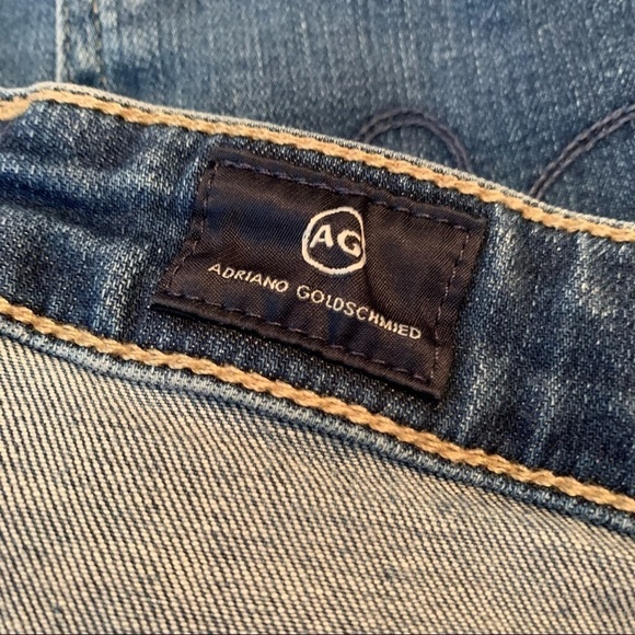 AG Distressed High Rise Farrah Skinny Ankle - Picture 8 of 13